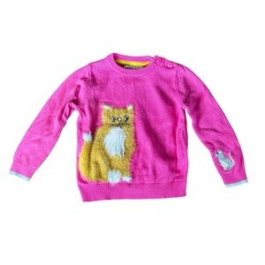 Mini Boden x Harry Potter Crookshanks Sweater Sz 4-5y